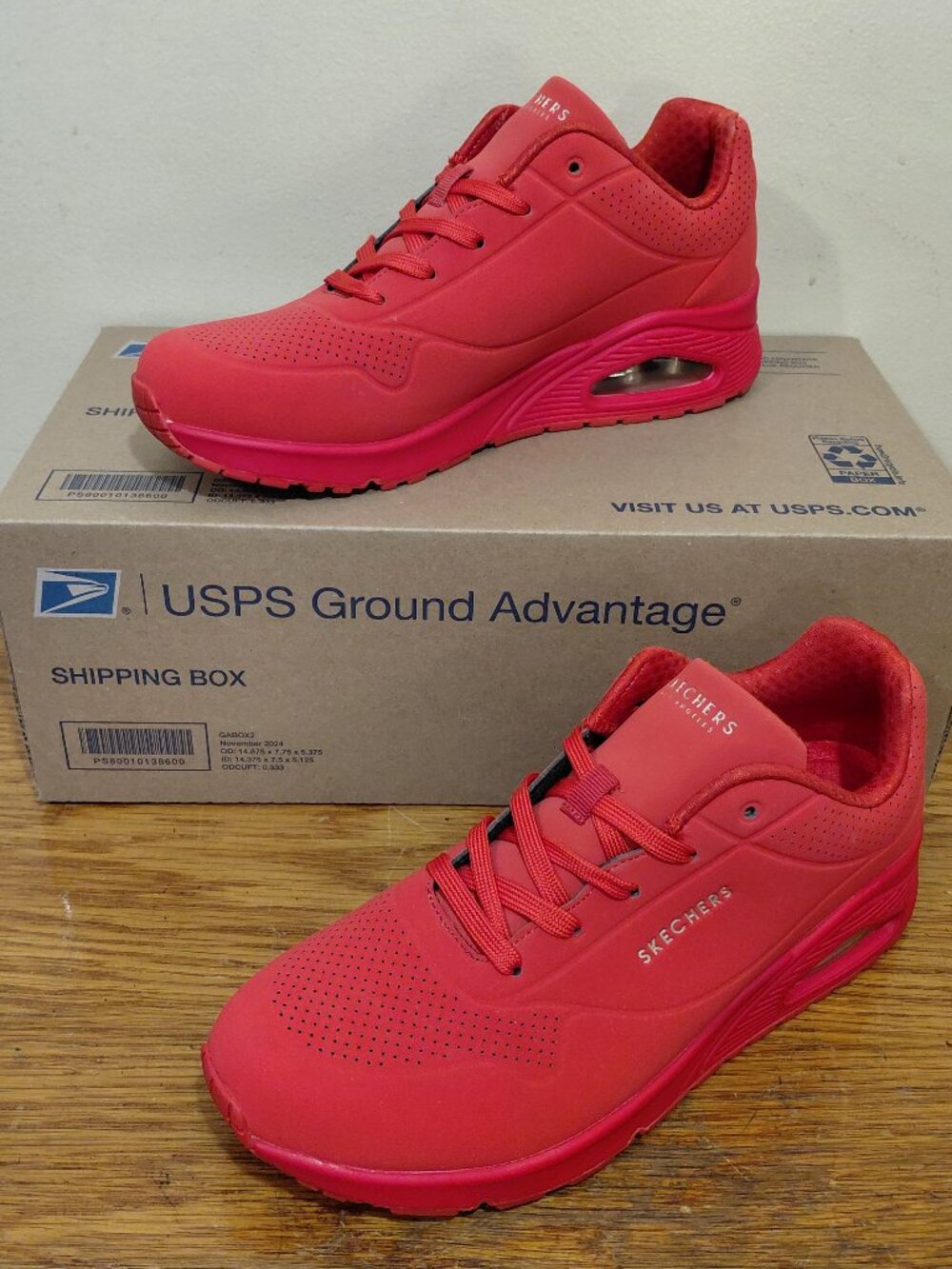 Size 10 Womens Skechers Uno Stand On Air Athletic Running Shoes Sneakers ~ 73690